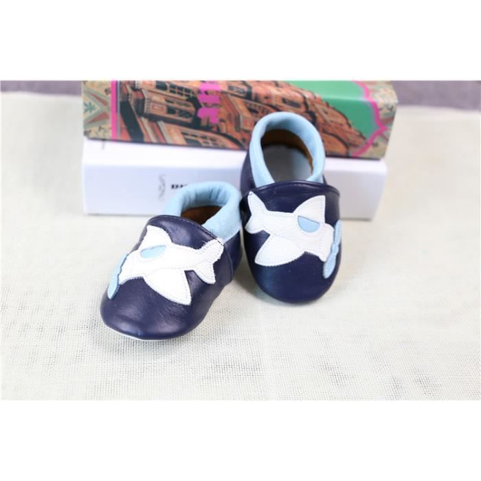 Chaussons Bebe Et Enfant En Cuir Souple Chaussures Bebe Cuir Veritable Bambin Pantoufles Image 1 Cdiscount