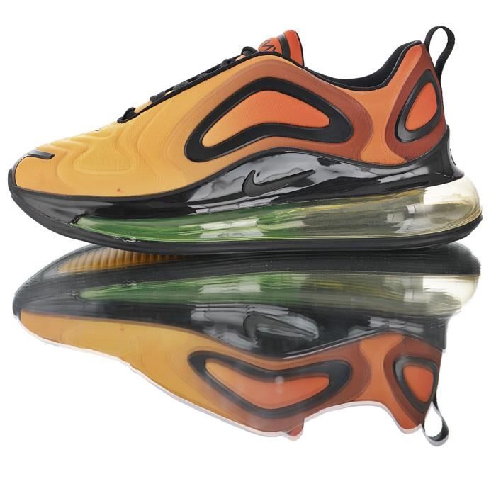 Nike Baskets Air Max 720 Chaussures de Course homme femem Noir orange Orange  - Cdiscount Chaussures