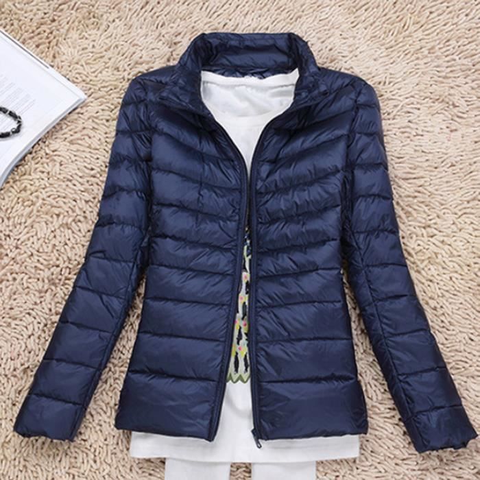 doudoune fine femme noir