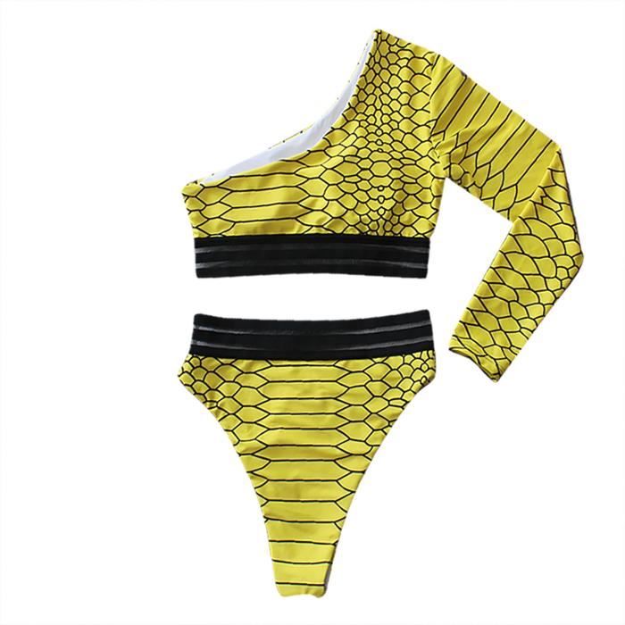 DPois Maillot de Bain Enfants Fille 1 Piece Imprimé Floral À Une Épaule