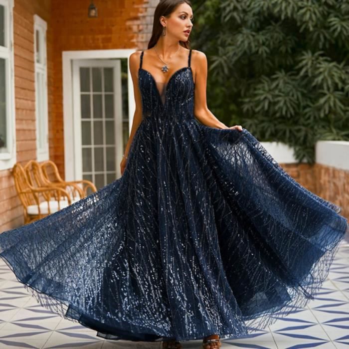 longue robe cocktail