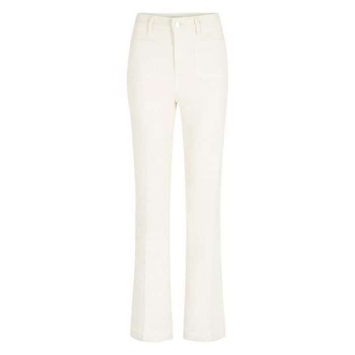 Pantalon bootcut Morgan blanc