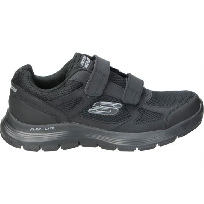 Skechers Chaussures de sport SKECHERS 232578-BBK pour homme - noir - lacets - tige synthétique
