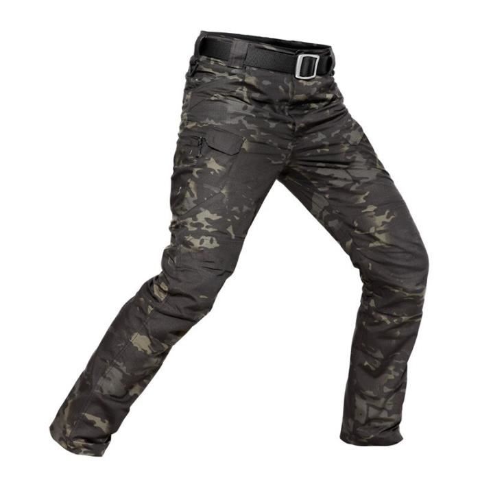 Pantalon Cargo Militaire Camouflage Homme Kruze - Taille 30 à 48 - Coton Décontracté, Neuf Avec étiquettes