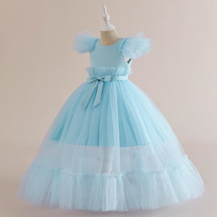 Chemise De Nuit Bébé Fille Princesse Été ANIMQUE - Robe Manches Courtes Douce Impression Sirène