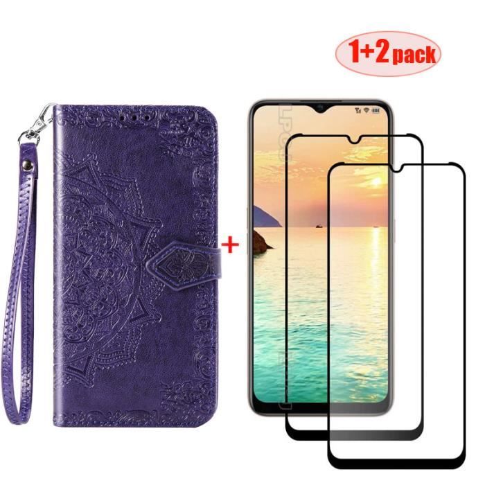 Coque IPhone Avec Clip Et Verre Trempé Inclus - Protection Complète Pour IPhone 6 à 14 Pro Max - Noir