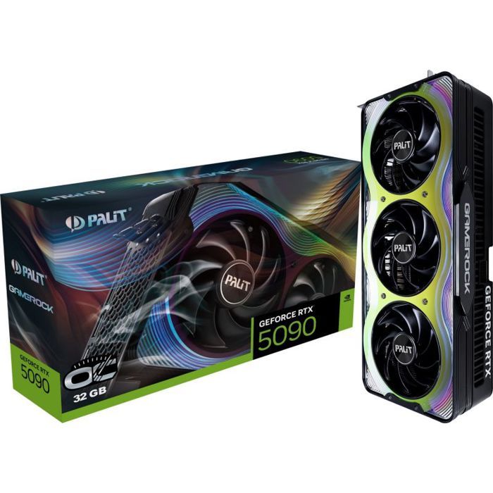 Palit GeForce RTX 5090 GameRock OC NVIDIA GDDR7 Neuf - vue 5