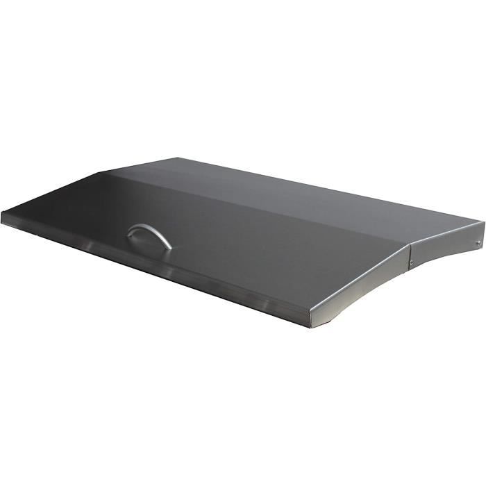 Couvercle Plancha TONIO Pour Lagoa 3 Feux CO27 - Inox - Fabriqué En France - Poids 4.8 Kg