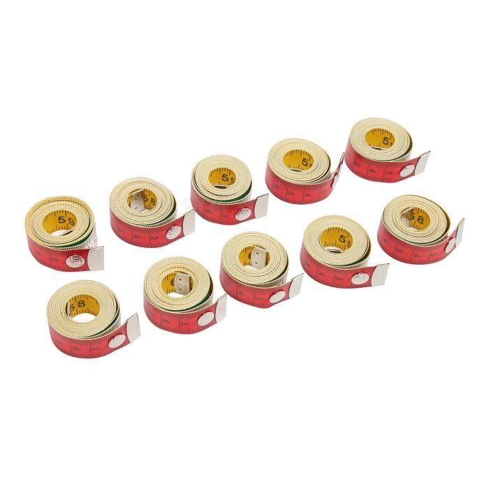 Housoutil Lot De 100 Rubans Papier Mesure 1m Double Face - Règles Souples Pour Mesure De Plaie