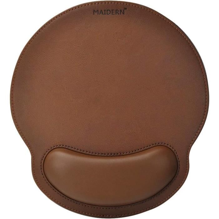 Tapis De Souris Ergonomique Mousse Mémoire LONNAONE Avec Repose-Poignet - Beige