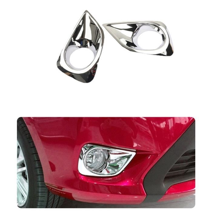 Cadres Chromés Pour Feux De Brouillard Arrière Renault Kadjar 2015-2018 - Décoratifs Et Protecteurs, ABS, Lot De 2