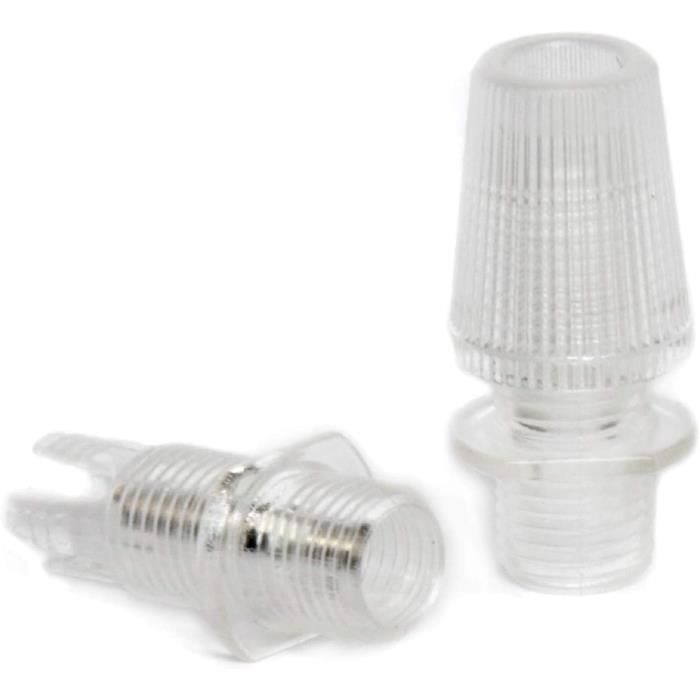Serre-câbles En U Plastique 20 Pièces - Blanc, Diam. 1.5-2cm, Par Uxcell, Pour Rangement Câbles