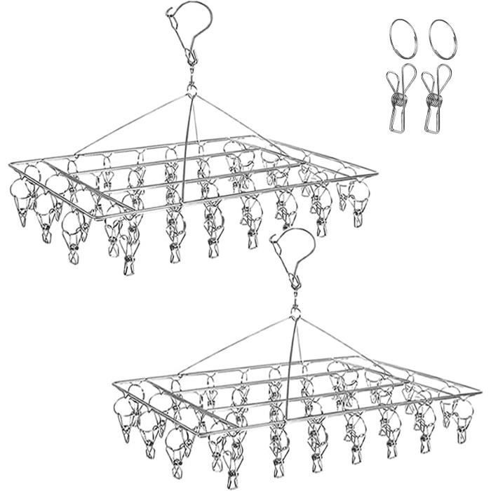 Coupe-vent Et Antidérapant] Étendoir De Balcon : Pliable Et Polyvalent Ideal Pour Secher Couettes Et Chaussures 96768497