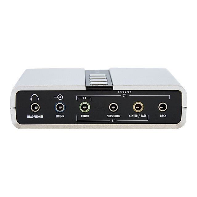 StarTech.com Adaptateur audio USB 7.1 avec audio numérique SPDIF Carte son externe USB F vers 2x Toslink F et 8x 3 5 mm F Carte son 48 kHz 7.1 USB 2.0 pour PN: MU15MMS... - vue 2