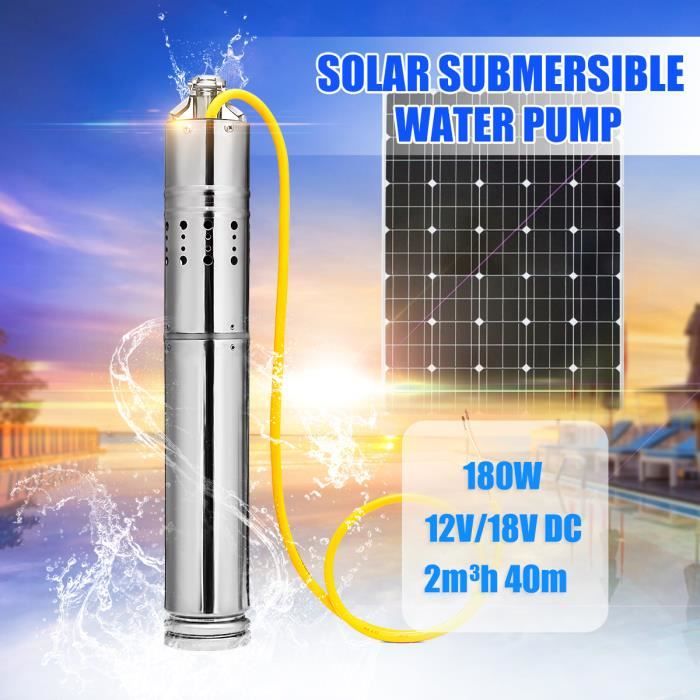 OEM 12V 180W Qb60 Pompe à eau mini solaire à courant continu pour irrigation - Chine Pompe à eau, pompe submersible