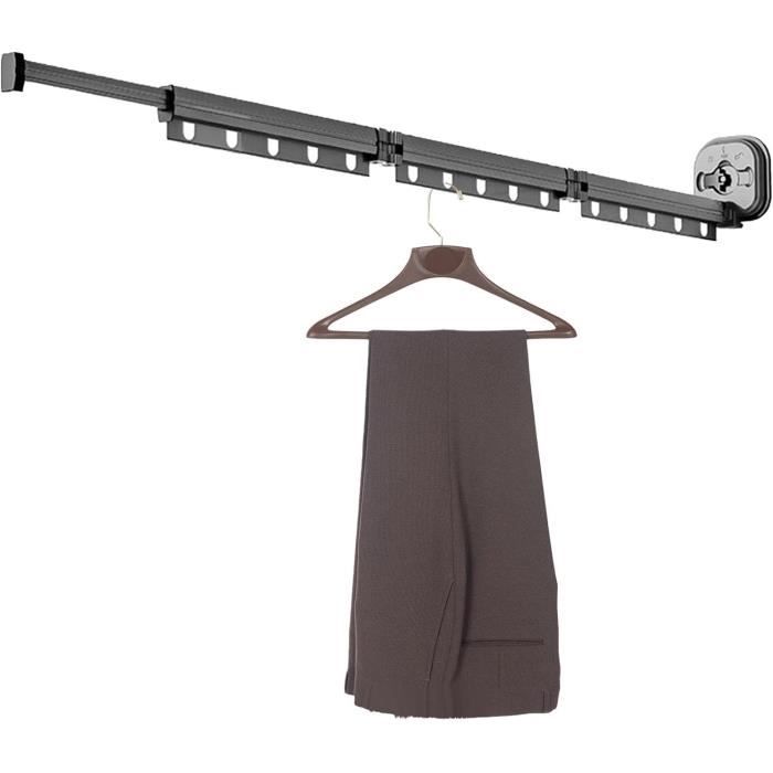 Porte-Vapeur Steamer Pliable Avec Gant De Repassage - Support Rotatif 360° Réglable 84-160 Cm, Idéal Pour Vêtements