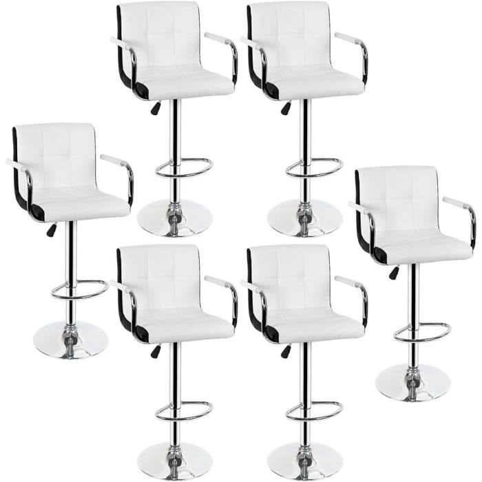 Ensemble de 6 tabourets de bar brutalistes des années 60 | €595
