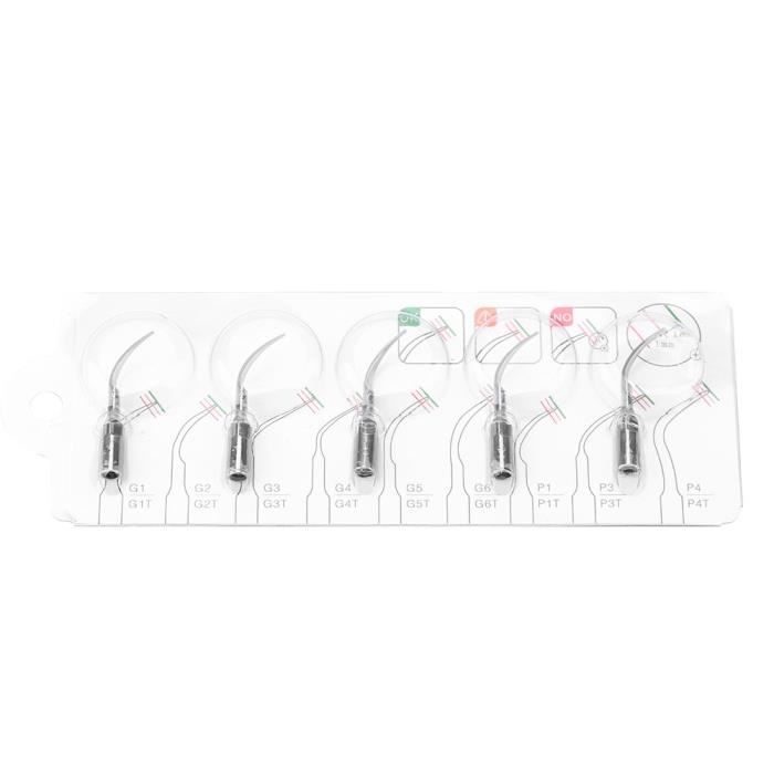 Lot De 5 Pointes Détartrantes Ultrasoniques GS1 - Compatibles Pièce à Main SIRONA | Pour Détartrage Dentaire Professionnel