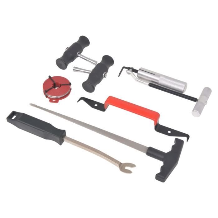 Kit De Retrait De Pare-brise Voiture - Fil De Coupe Et Poignées - Outil Professionnel Pour Démonter Vitre Sans L'endommager - 2