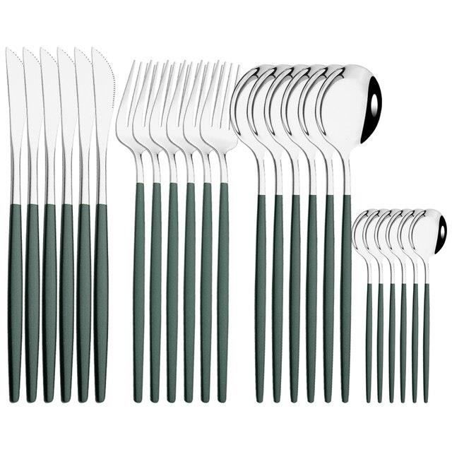 Boutique De Poupée En Ligne Set De 24 Couverts Miniatures Pour Maison De Poupée - Alliage Argenté Maison De Poupée Magasin