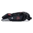 Madcatz RAT 6+ Noire - Souris gamer filaire personnalisable - 11 boutons - LED RGB - 12000 DPI - Pixart PMW3360-1