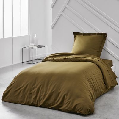 Today Drap Plat 100% Coton Uni Poudre De Lila – 180x290 Cm – Doux Et Respirant Pour Lit 1 Personne