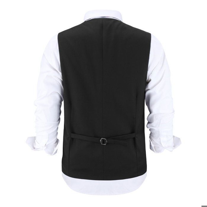 Yukirtiq Hommes Gilet De Costume Sans Manche Slim Fit Business Casual Elégant Gilets Veste De Soiree Yukirtiq Hommes Gilet De Costume Sans Manche Slim Fit Business Casual Elégant Gilets Veste De Soiree