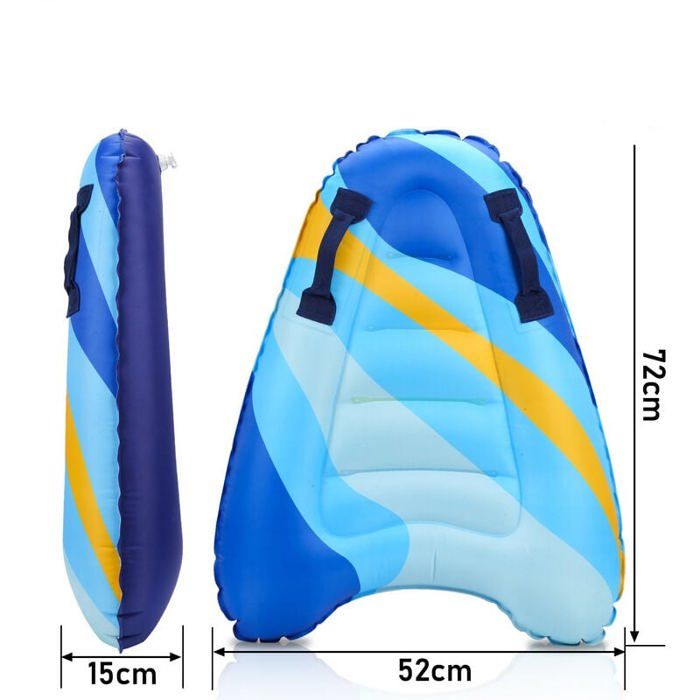 Piscine Gonflable, Planche de Surf Gonflable Portable Bodyboard avec Poignées Planches Souples Légères pour Enfants Planches de Surf Flotteurs de Piscine Planches pour Plage Surf Natation Eau Piscine Gonflable, Planche de Surf Gonflable Portable Bodyboard avec Poignées Planches Souples Légères pour Enfants Planches de Surf Flotteurs de Piscine Planches pour Plage Surf Natation Eau