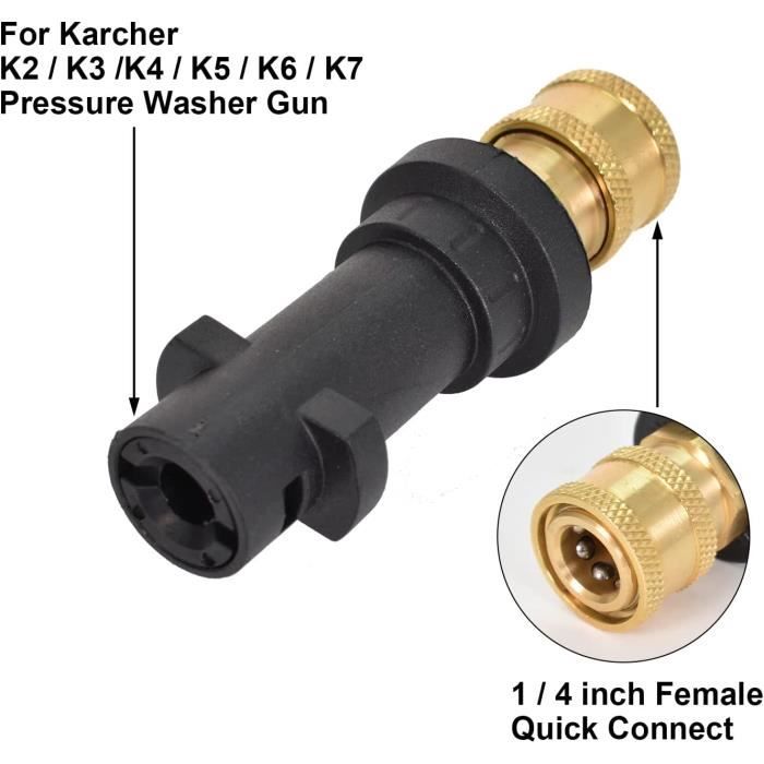 For Rondelle Pression Rapide pour Tuyau Raccord K2- K7 Adaptateur