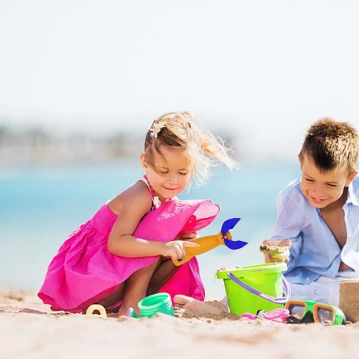 Set De 31 Moules à Sable – Thème Océan, Dinosaures Et Cônes – PP Durable – Plage Et Jardin – Développe Créativité – Cadeau Enfant