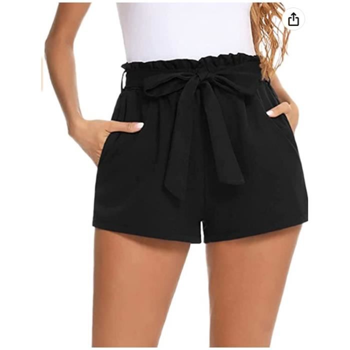 Short avec sales noeud femme