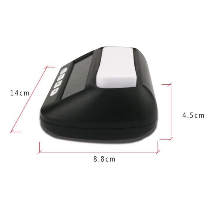 Horloge D'échecs Numérique YS 902 - Alarme Sonore - Coque ABS - Pour échecs, Go, Dames