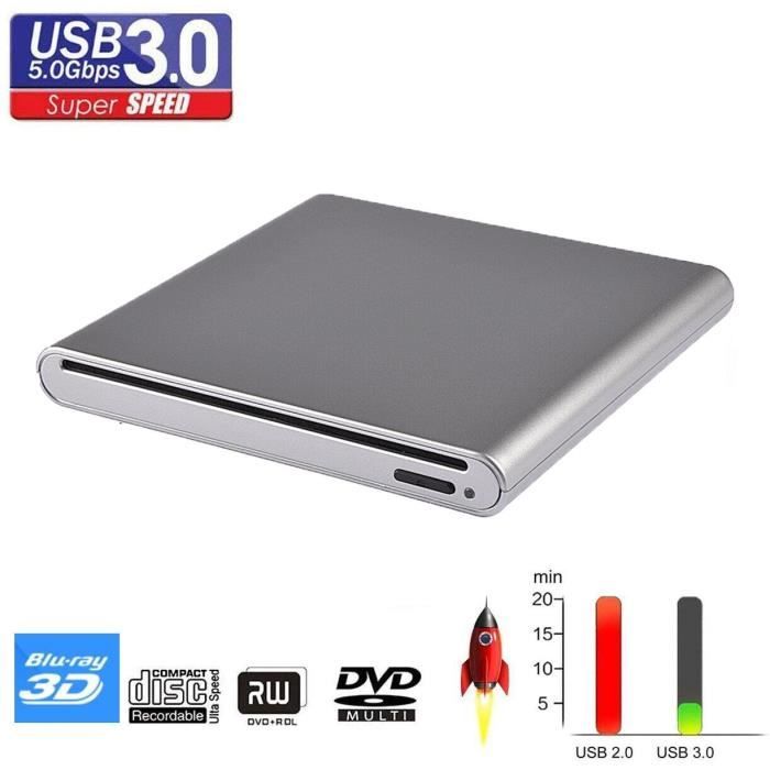 Un graveur Blu-ray externe rapide USB 3.0 : LiteON eHBU212