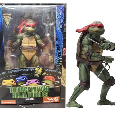 Figurine de Leonardo Tortues Ninja avec sa moto - Jeux & Jouets