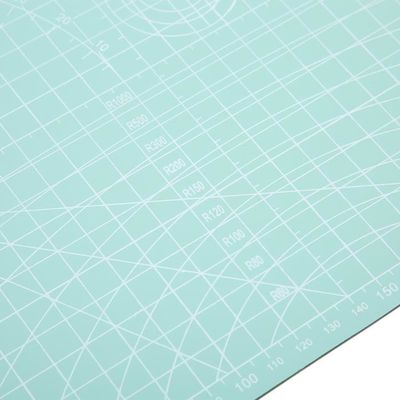 HURRISE tapis de découpe modèle 3 pièces tapis de découpe A4 vert menthe  modèle coupé papier tampon en caoutchouc gravure