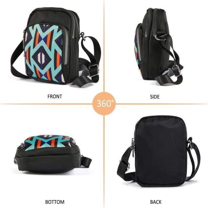 Sac à Main Stranger Things Officiel – Bandoulière Réglable Multipoches Pour Filles Ados Et Femmes – Cadeau Fan De La Série