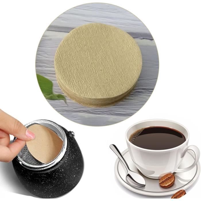 200 Filtres à Café En Papier Non Blanchi - Compatibles Machines Et Cafetières Manuelles