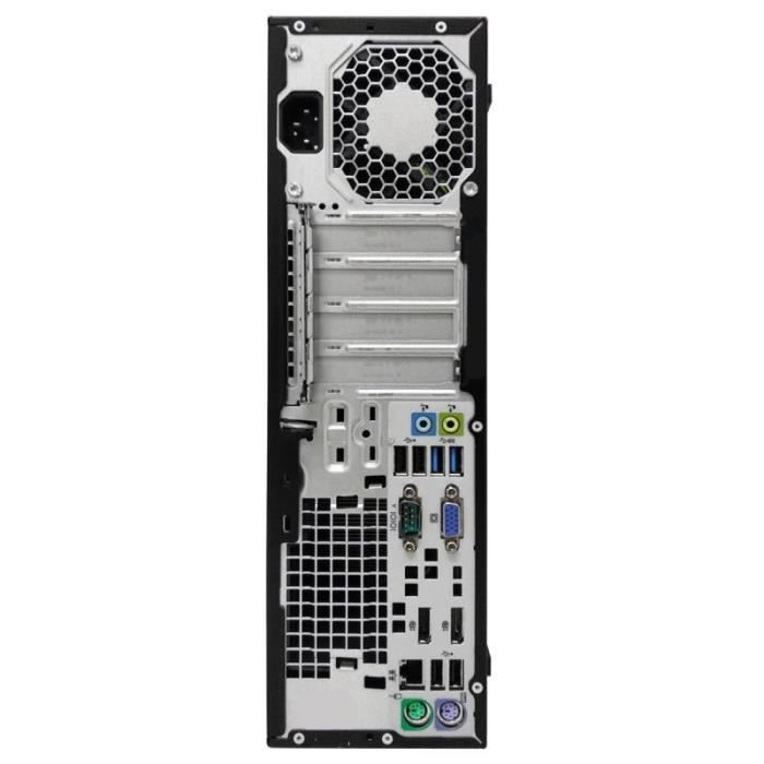 PC HP EliteDesk 800 G1 SFF - Intel G3220, 16Go RAM, 250Go HDD, Windows 10, Wifi - Reconditionné