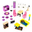 KidKraft - Maison de poupées en bois So Chic avec 46 accessoires inclus-3