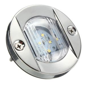 Feu De Signalisation Bateau KAOLALI 360° Blanc - LED Étanche IP65 Pour Ancre