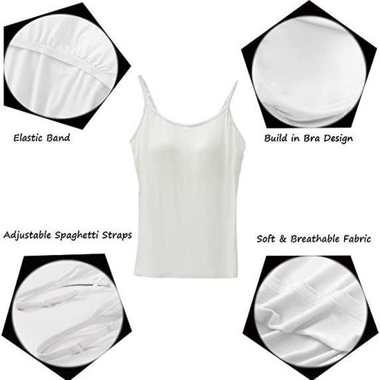 Foucome Débardeur d'allaitement pour l'allaitement, soutien-gorge de sport et d'allaitement avec soutien-gorge intégré, noir, taille S Foucome Débardeur d'allaitement pour l'allaitement, soutien-gorge de sport et d'allaitement avec soutien-gorge intégré, noir, taille S