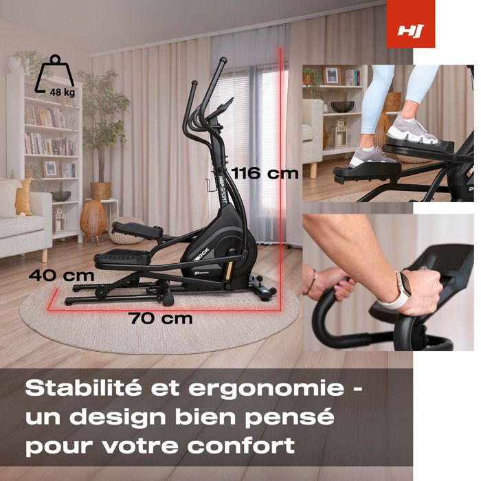 Cardio VÃ©lo Elliptique Appartement Pliable Vélo Elliptique D