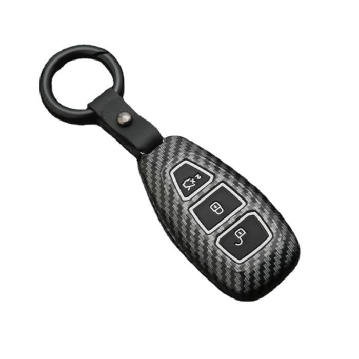 Étui pour voiture à distance en fibre de carbone coque clé de voiture en  silicone Étui porte-clés porte-clés porte-clés porte-clés pour voiture Audi  - Chine Protection pour clé de voiture et housse