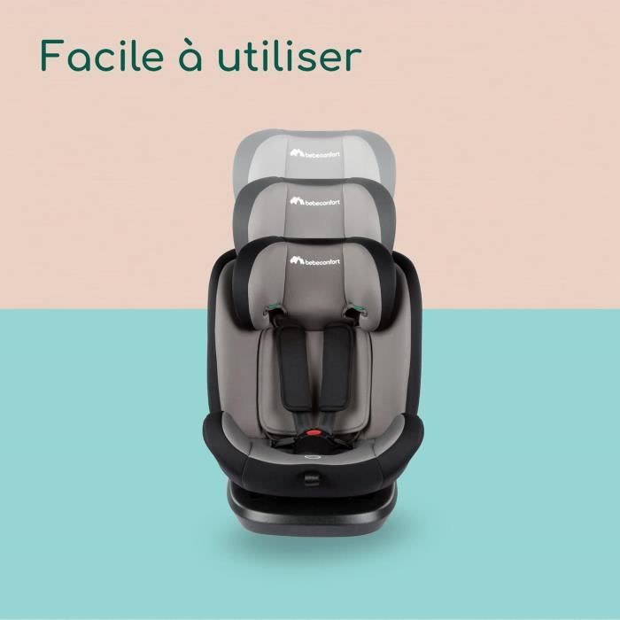 Siège Auto Bebeconfort EverFix I-Size - Groupe 1/2/3 (9-36kg) - ISOFIX - Face Route - 76-150cm