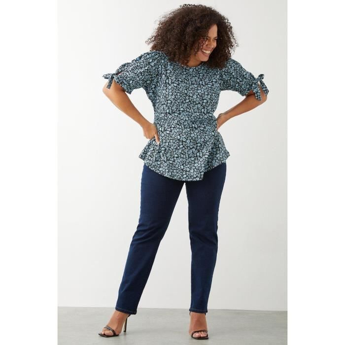 Dorothy Perkins Haut Femme Bleu Cdiscount Pr t Porter