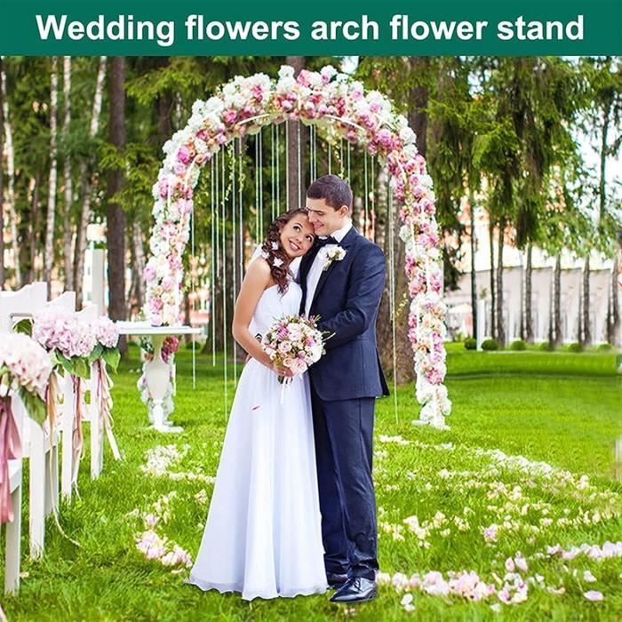 Arche de mariage en bois de 7 pieds tonnelle de jardin heptagonale