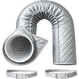 Gaine Isolante Pour Tuyau De Climatiseur Mobile | Gaine Isolante Portable 2 Sangles Réglables - Accessoires De Climatiseur