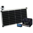 Kit panneau solaire mobile 60 W avec batterie et régulateur-0