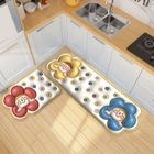 CAPITAL SPORTS Tapis de cuisine-40x60+40x120cm-antidérapant-résistant à l'huile-absorption d'eau rapide-motif mignon-avant l'évier