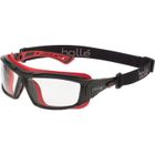 LUNETTES-MASQUE DE PROTECTION BOLLE ULTIM8 ULTIPSI ELASTIQUE NOIR VERRES BLANCS TRAITES PLATINIUM